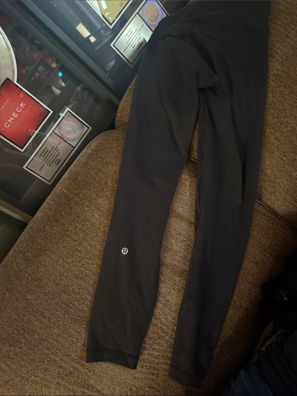 lululemon athletica Men’s Black Slim Jogger Sweatpants